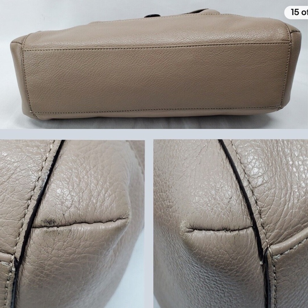 Authentic Coach Charlie Shoulder Bag in pebbled leather - Picture 9 of 11